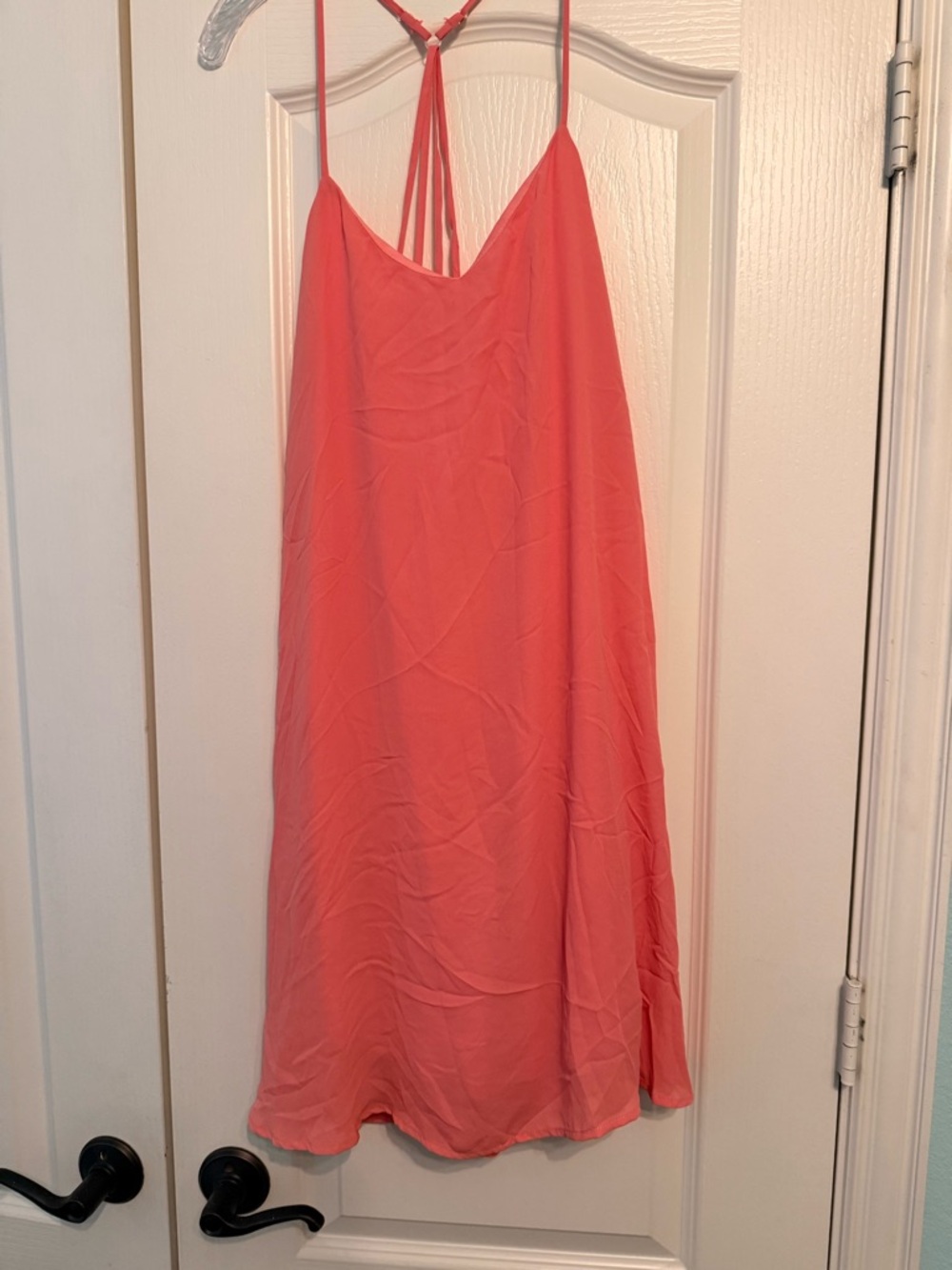 Everly Coral Pink Mini Dress